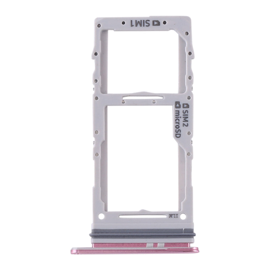 For Samsung Galaxy S20+ / Galaxy S20 Ultra SIM Card Tray + SIM Card Tray / Micro SD Card Tray (Pink)