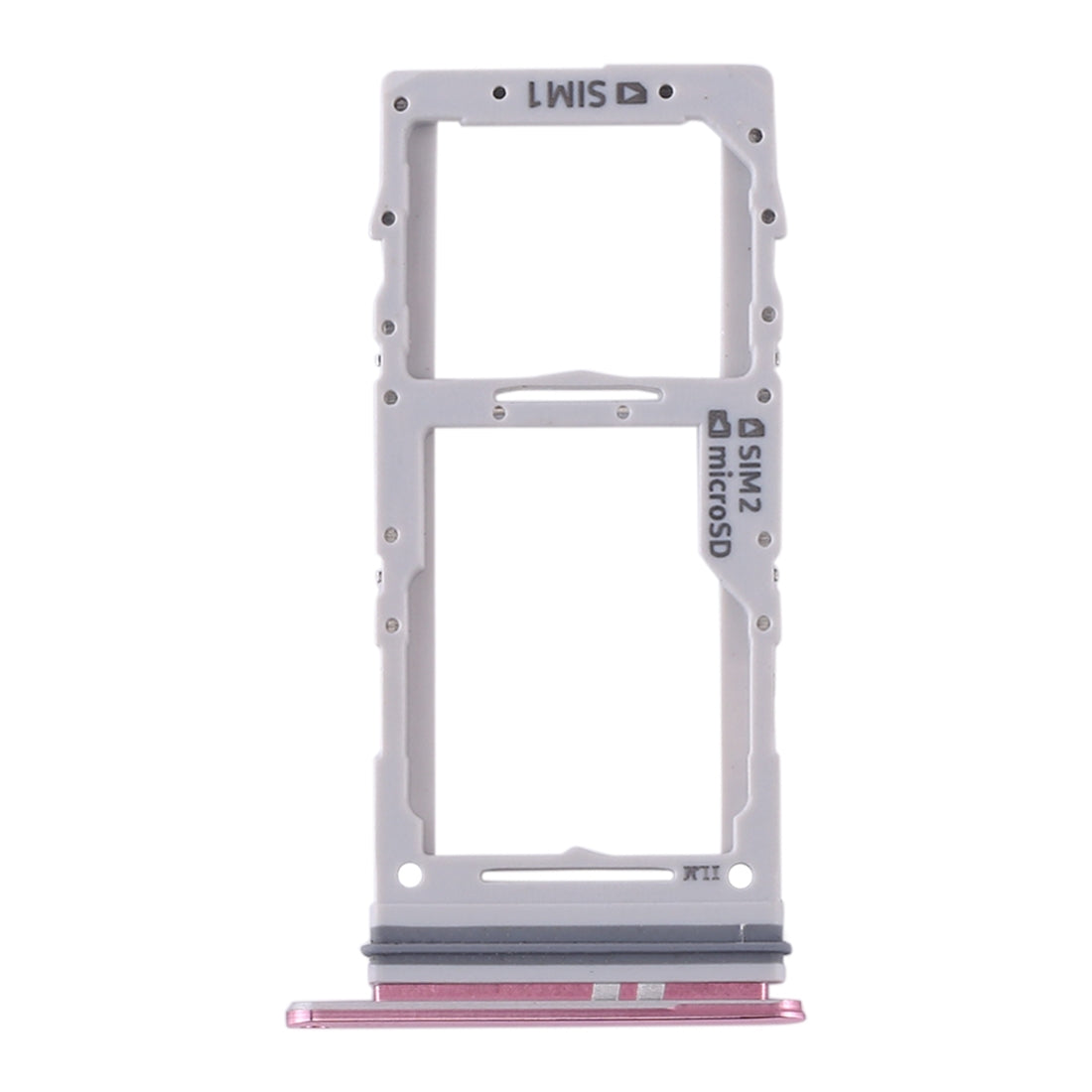 For Samsung Galaxy S20+ / Galaxy S20 Ultra SIM Card Tray + SIM Card Tray / Micro SD Card Tray (Pink)