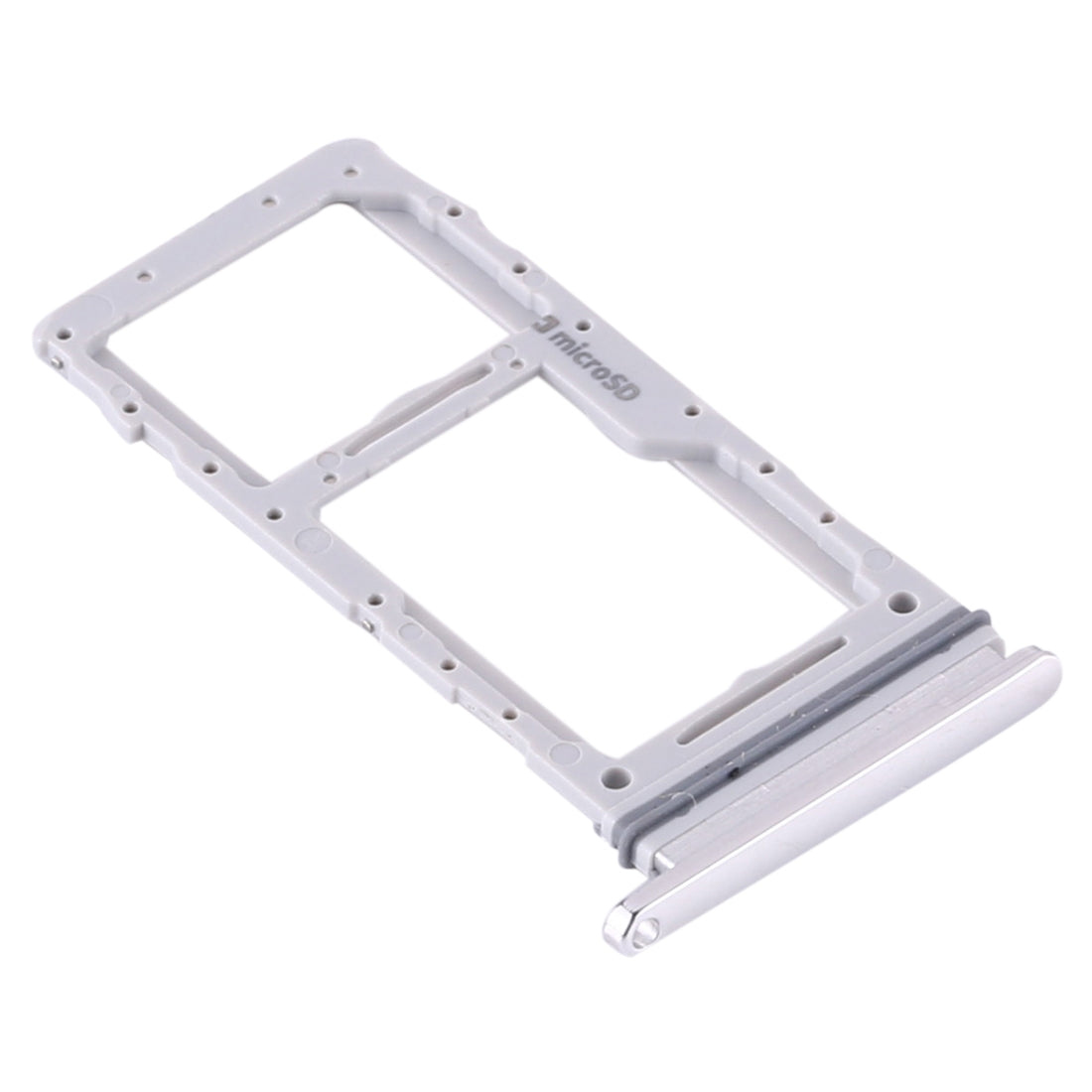 For Samsung Galaxy S20+ / Galaxy S20 Ultra SIM Card Tray + SIM Card Tray / Micro SD Card Tray (White)