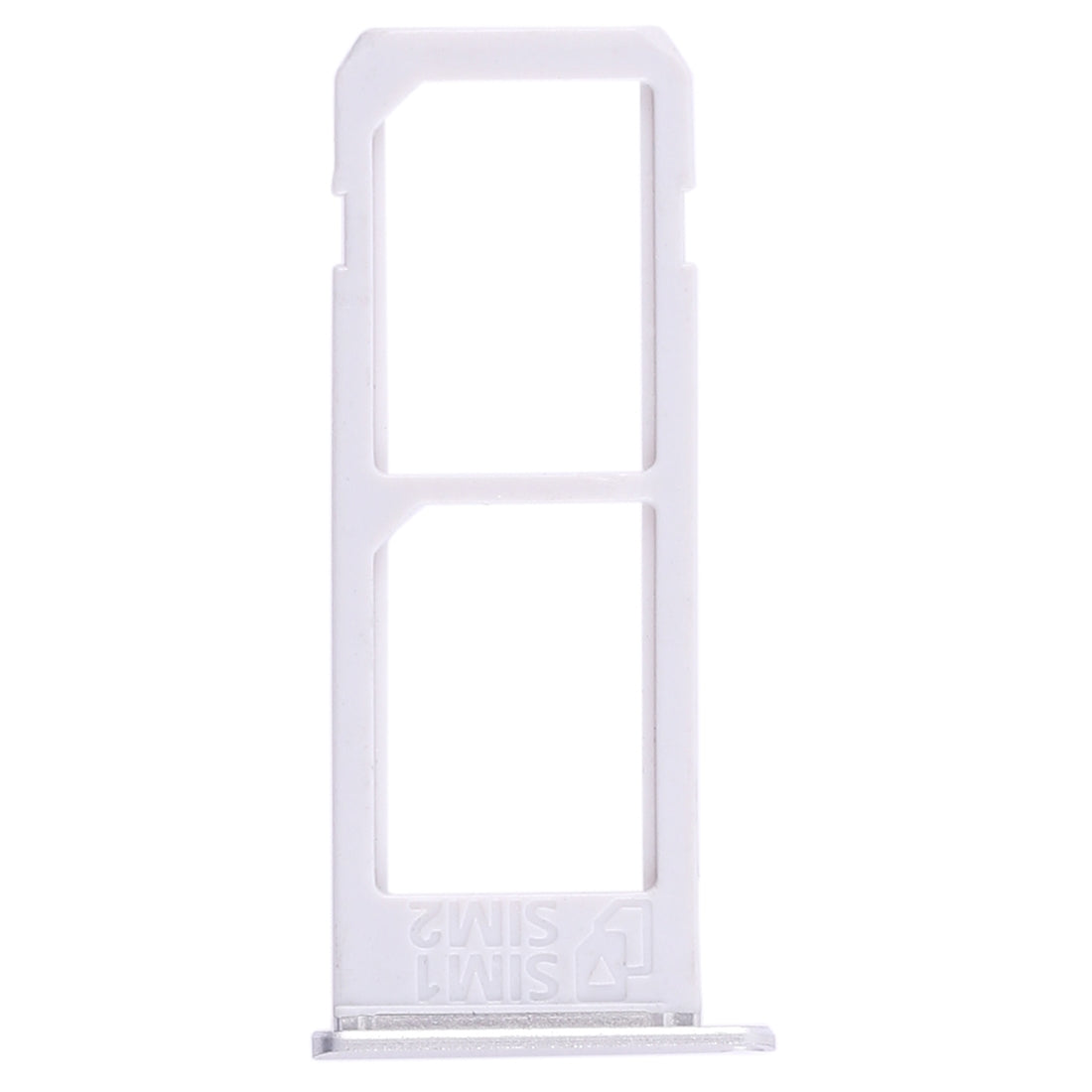 For Galaxy S6 Edge plus / S6 Edge+ 2 SIM Card Tray (Silver)
