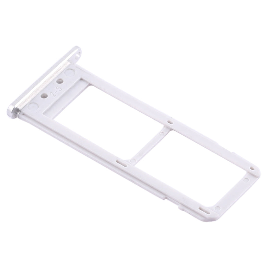For Galaxy S6 Edge plus / S6 Edge+ 2 SIM Card Tray (Silver)