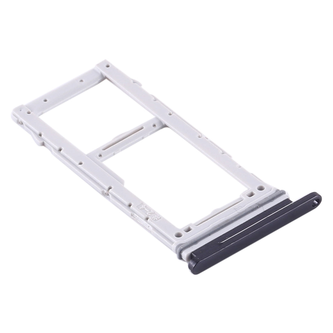 For Samsung Galaxy S20 SIM Card Tray + SIM Card Tray / Micro SD Card Tray (Black)