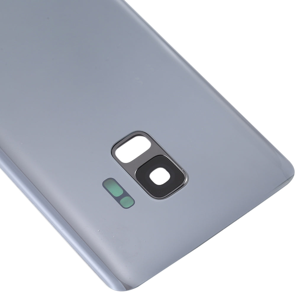 For Galaxy S9 Battery Back Cover with Camera Lens Frame (Grey)