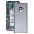 For Galaxy S9 Battery Back Cover with Camera Lens Frame (Grey)