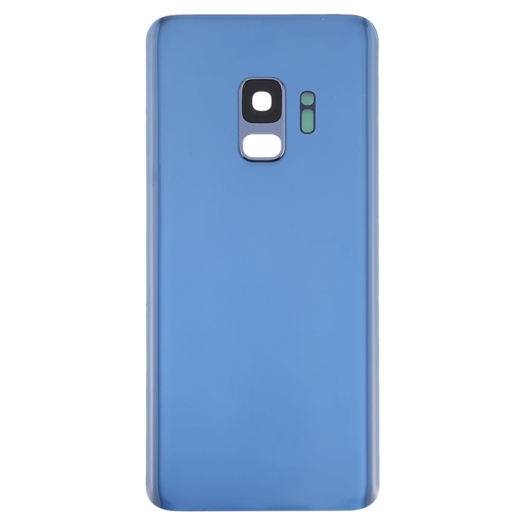 For Galaxy S9 Battery Back Cover with Camera Lens Frame (Blue)