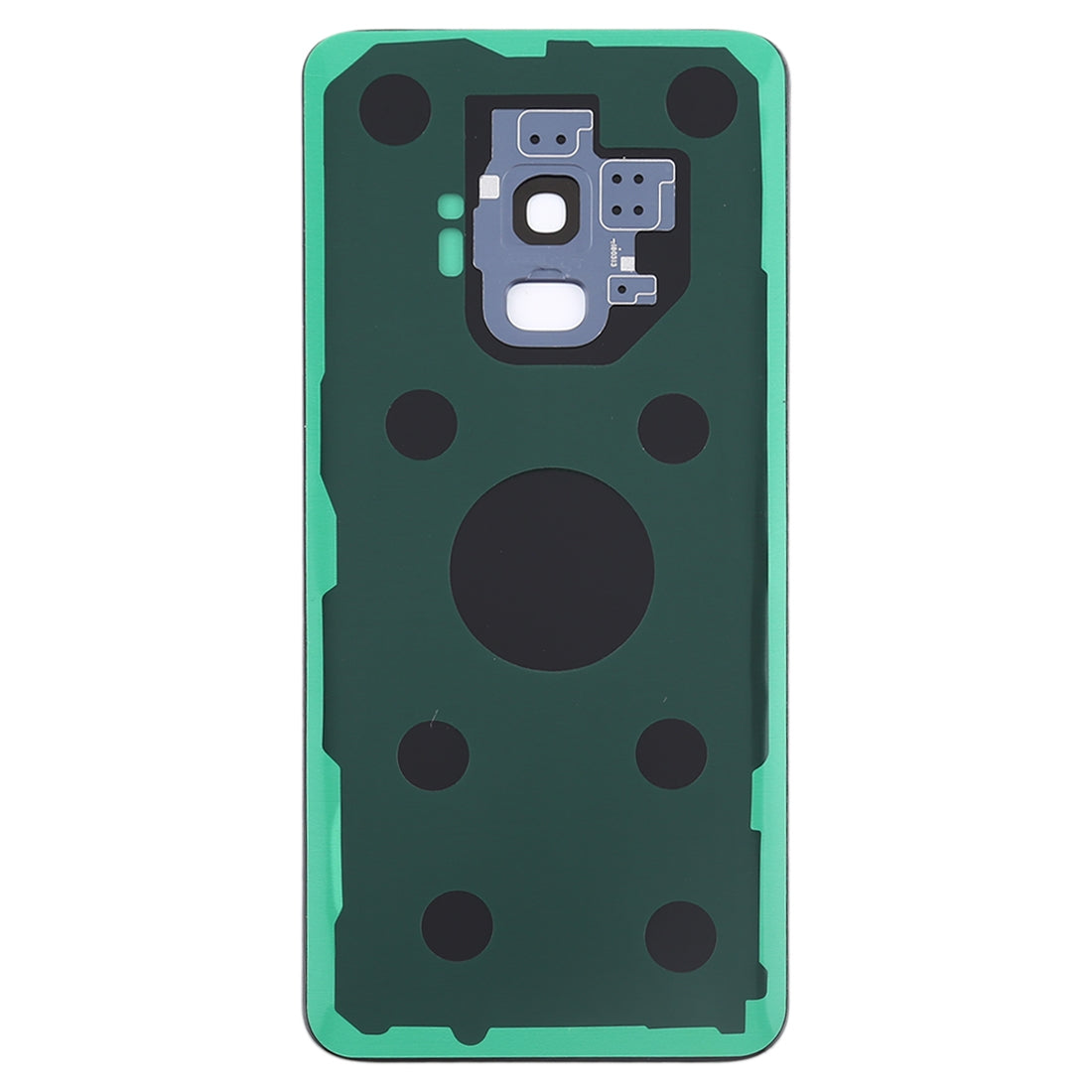 For Galaxy S9 Battery Back Cover with Camera Lens Frame (Blue)