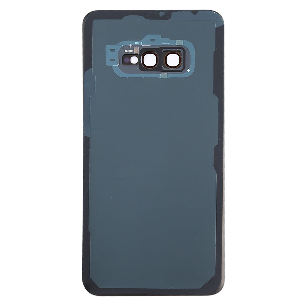 For Galaxy S10e Battery Back Cover with Camera Lens Frame (Black)