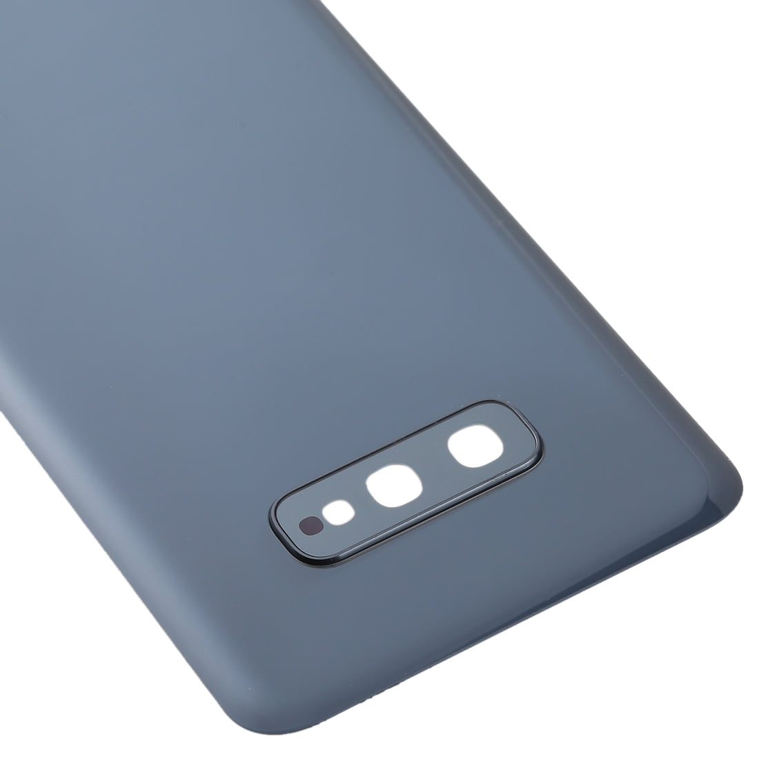 For Galaxy S10e Battery Back Cover with Camera Lens Frame (Black)