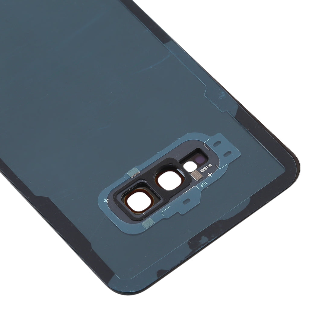 For Galaxy S10e Battery Back Cover with Camera Lens Frame (Black)