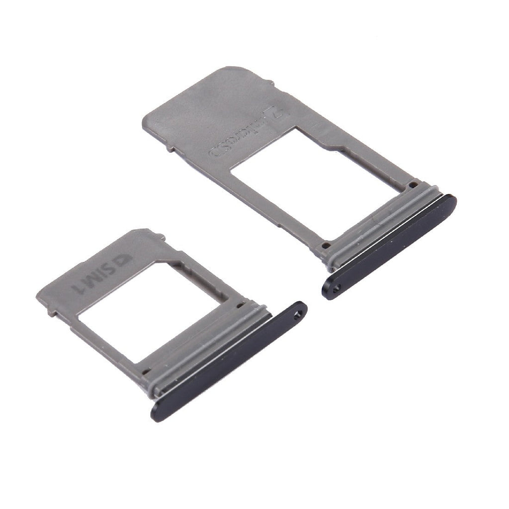 For Galaxy A5 (2017) / A520 & A7 (2017) / A720 SIM Card Tray + Micro SD Card Tray, Single Card (Black)