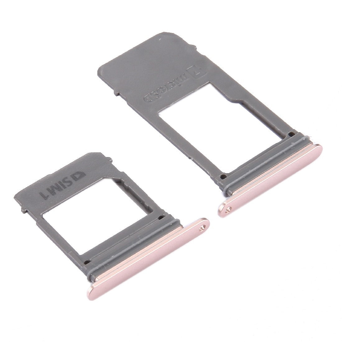For Galaxy A5 (2017) / A520 & A7 (2017) / A720 SIM Card Tray + Micro SD Card Tray, Single Card (Pink)