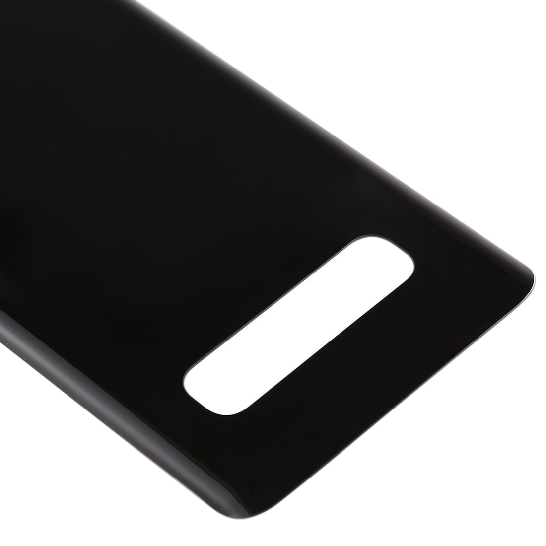 For Galaxy S10+ Battery Back Cover (Black)