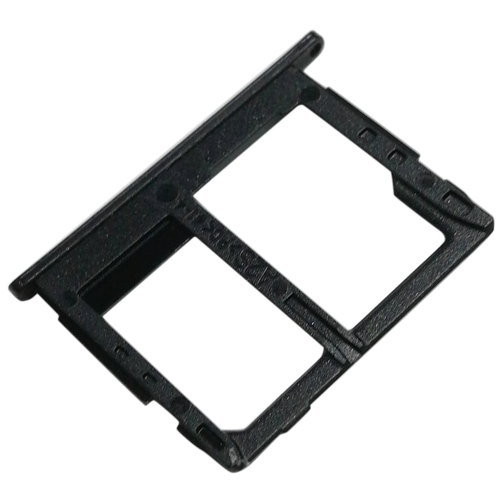 For Galaxy Tab A 8.0 / T380 / T385 SIM Card Tray +  Micro SD Card Tray (Black)