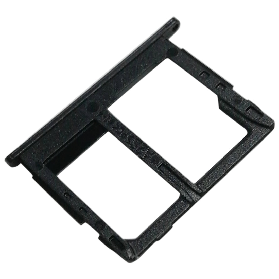 For Galaxy Tab A 8.0 / T380 / T385 SIM Card Tray +  Micro SD Card Tray (Black)