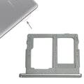 For Galaxy Tab A 8.0 / T380 / T385 SIM Card Tray +  Micro SD Card Tray (Grey)