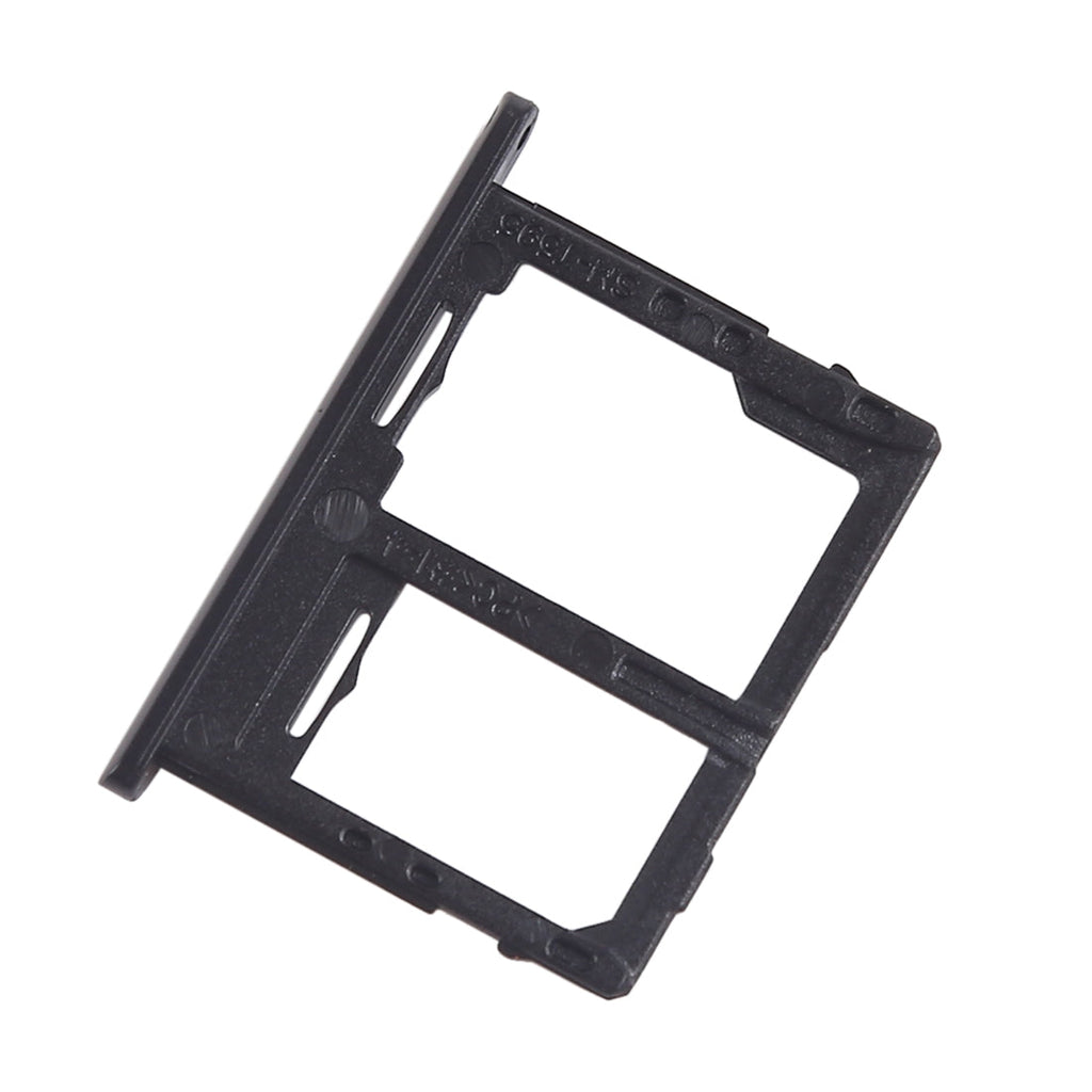 For Galaxy Tab A 10.5 inch T595 4G SIM Card Tray + Micro SD Card Tray (Black)