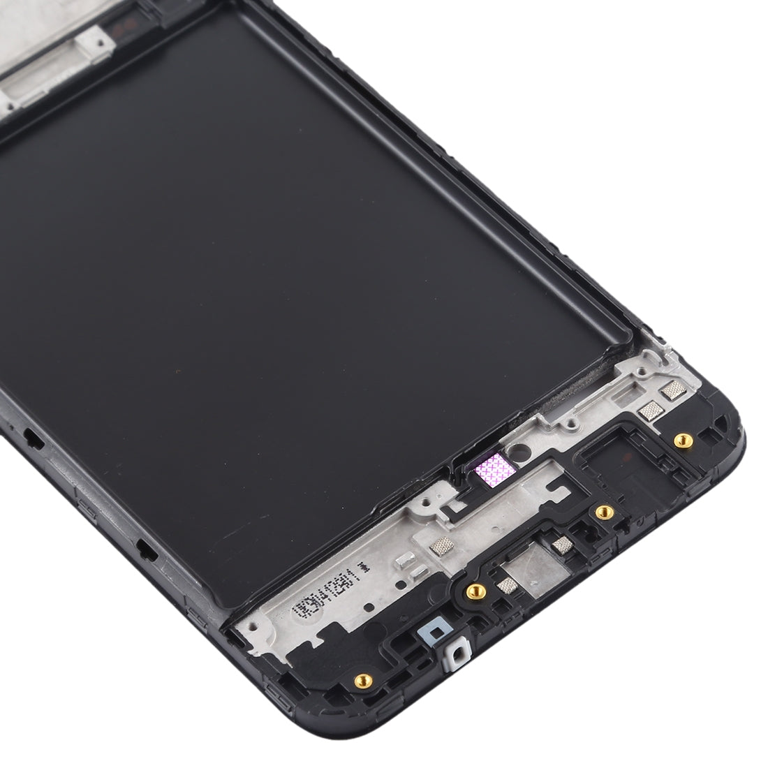 For Galaxy A10  Front Housing LCD Frame Bezel Plate (Black)