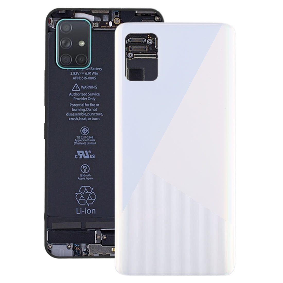 For Samsung Galaxy A51 4G SM-A515F Original Battery Back Cover (White)