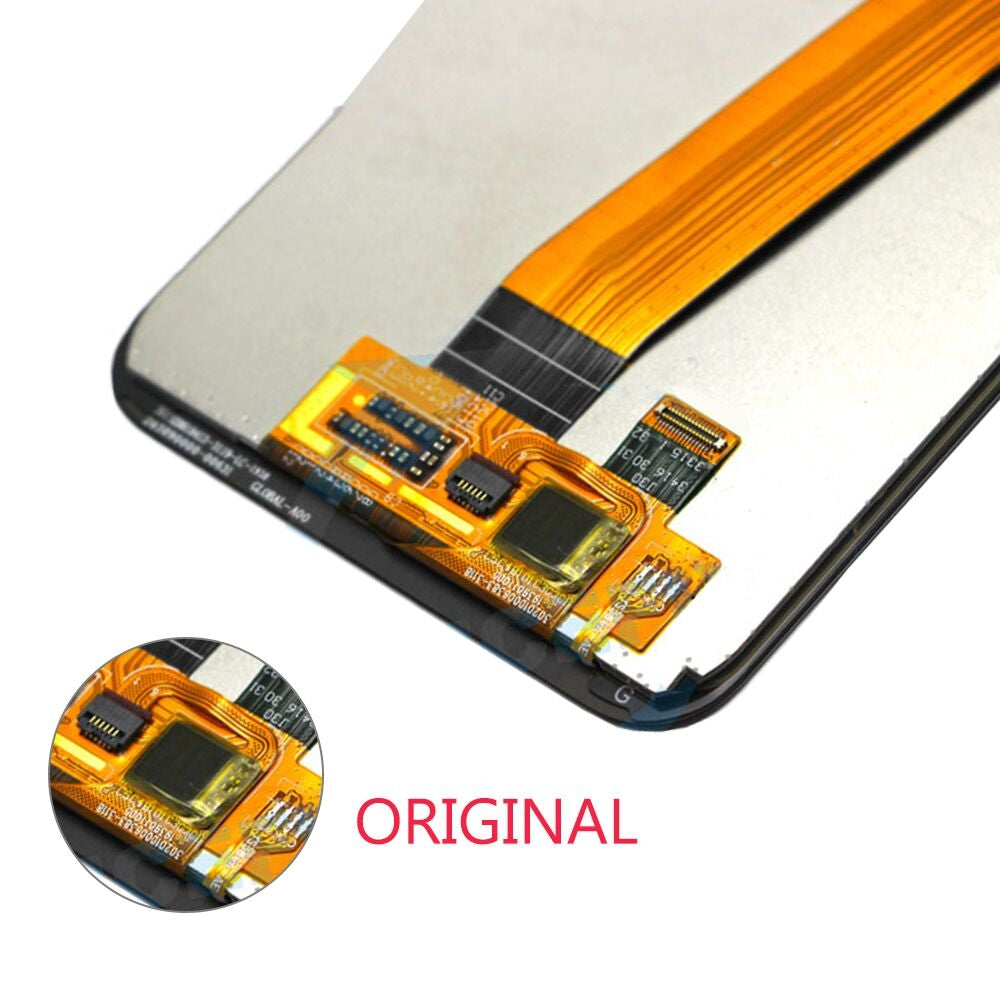 For Galaxy A01 SM-A015F Original PLS TFT LCD Screen with Digitizer Full Assembly (Flex Cable Narrow) (Black)