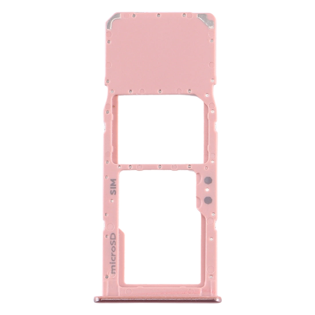 For Samsung Galaxy A51 SIM Card Tray + Micro SD Card Tray (Pink)