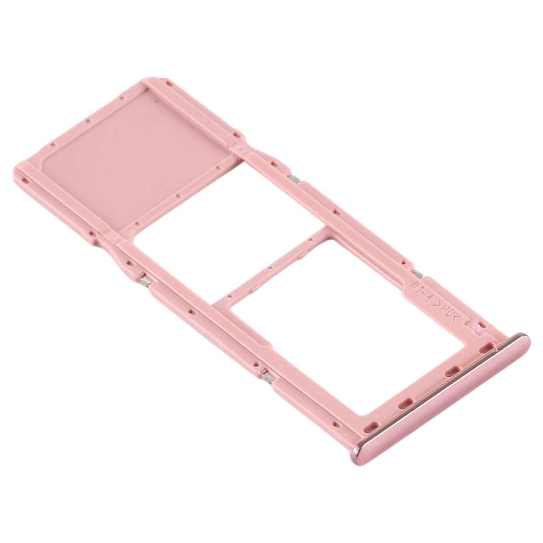 For Samsung Galaxy A51 SIM Card Tray + Micro SD Card Tray (Pink)