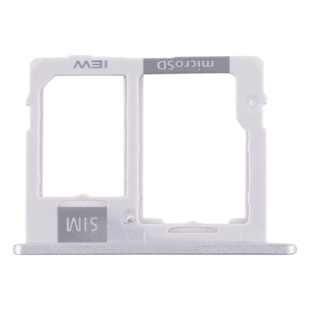 For Samsung Galaxy Tab A 10.1 (2019) / SM-T515 SIM Card Tray + Micro SD Card Tray (Silver)
