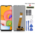 Original PLS TFT LCD Screen (Flex Cable Wide) for Samsung Galaxy A01 SM-A015M(Black)