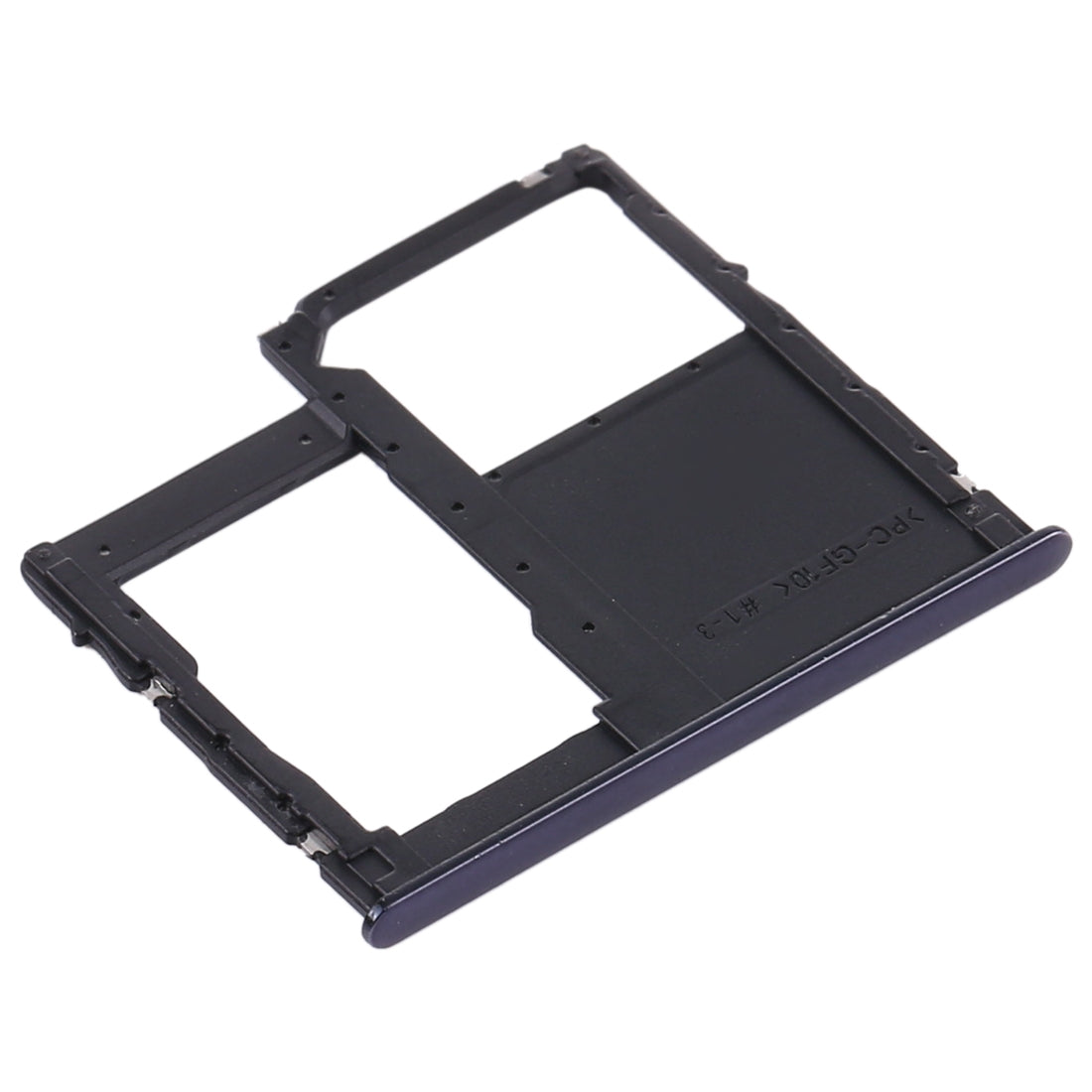 For Samsung Galaxy A31 SIM Card Tray + Micro SD Card Tray (Black)