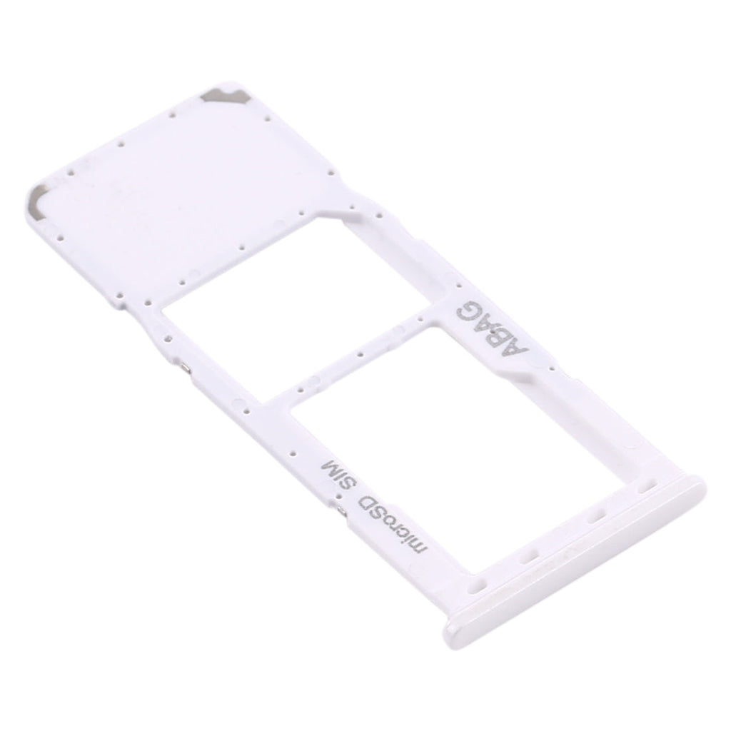 For Samsung Galaxy A21s SIM Card Tray + Micro SD Card Tray (White)