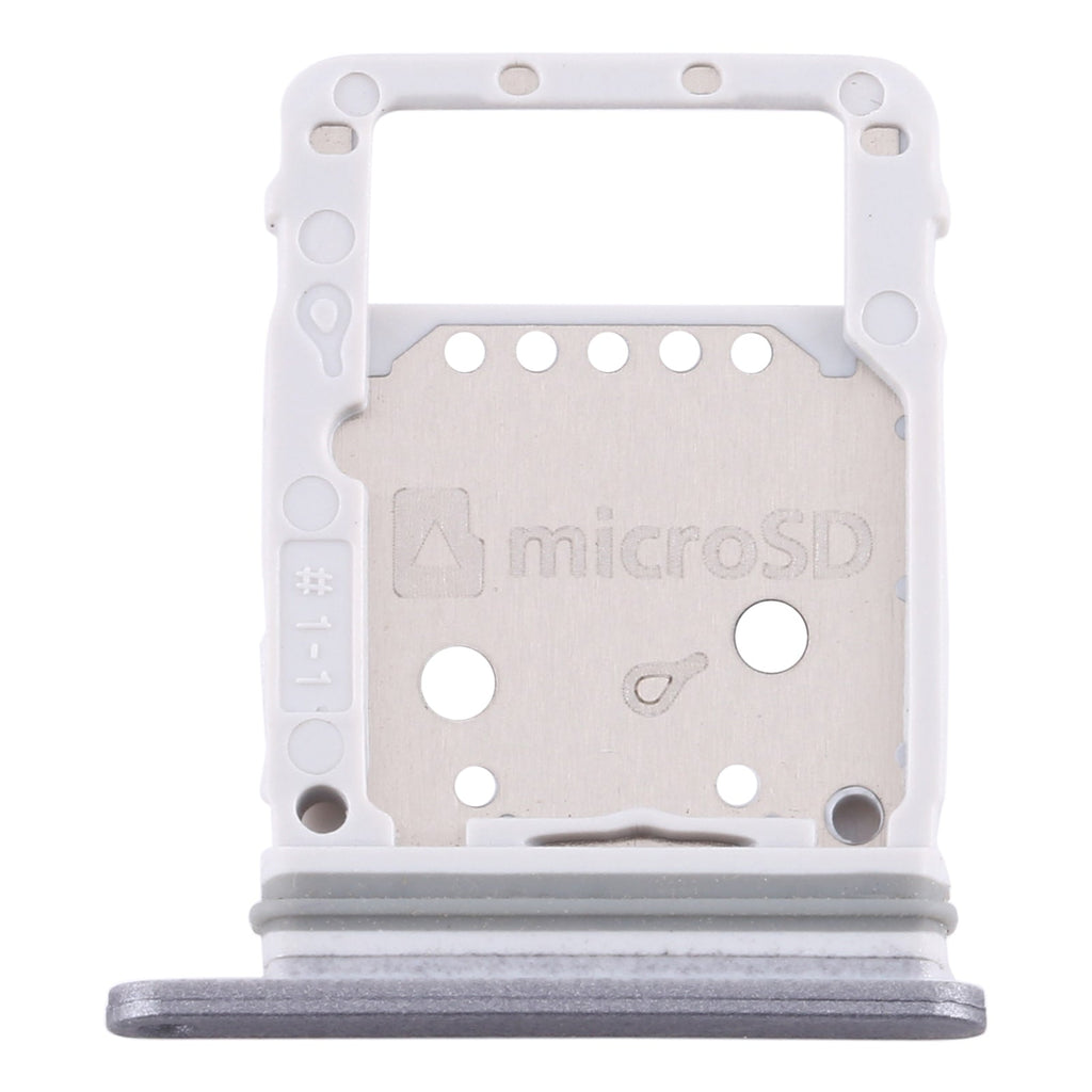 For Samsung Galaxy Tab S6 SM-T860 SIM Card Tray + Micro SD Card Tray (Silver)