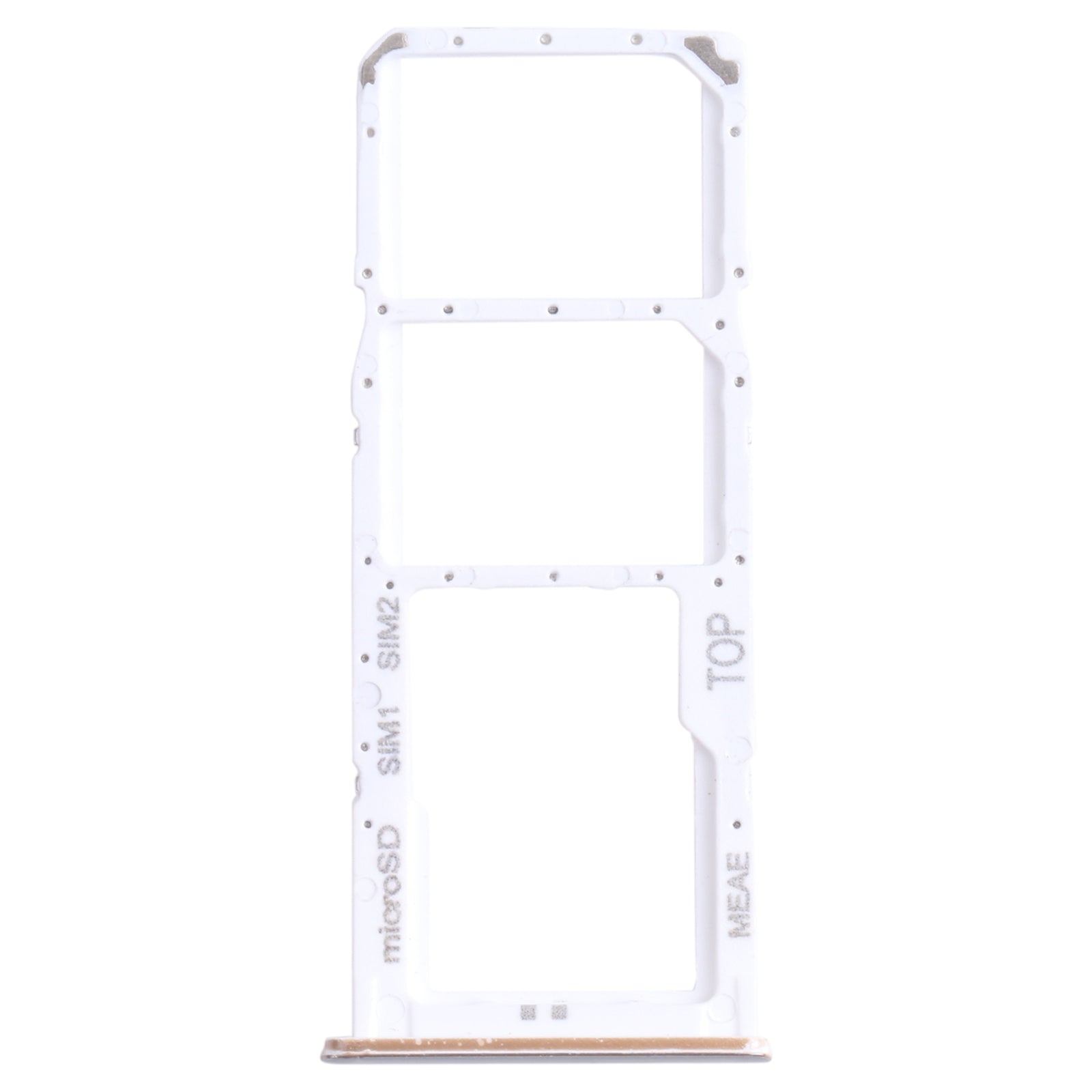For Samsung Galaxy M51 SM-M515 SIM Card Tray + SIM Card Tray + Micro SD Card Tray (Silver)