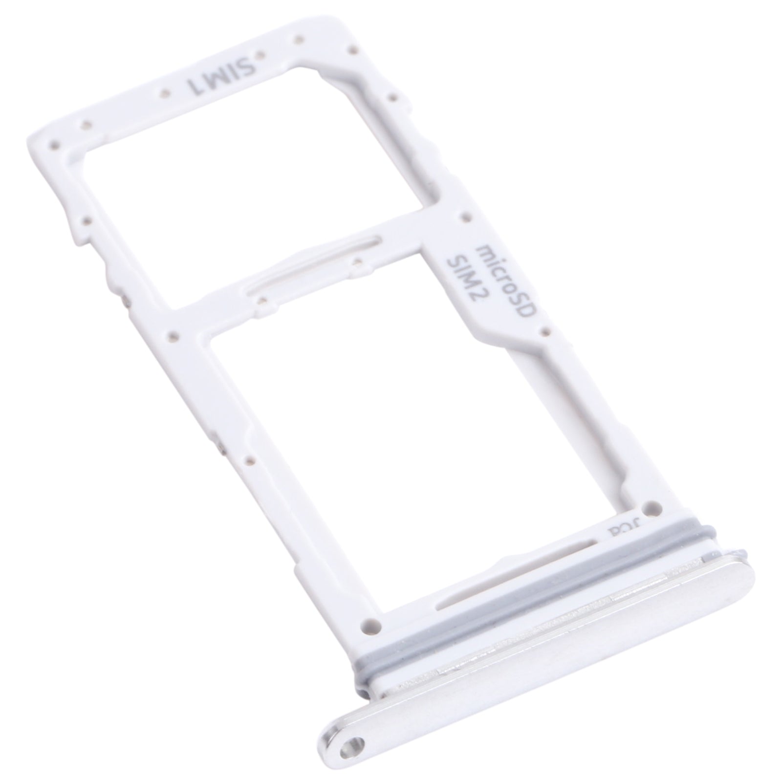 For Samsung Galaxy S10 Lite SM-G770 SIM Card Tray + SIM Card Tray / Micro SD Card Tray (Silver)