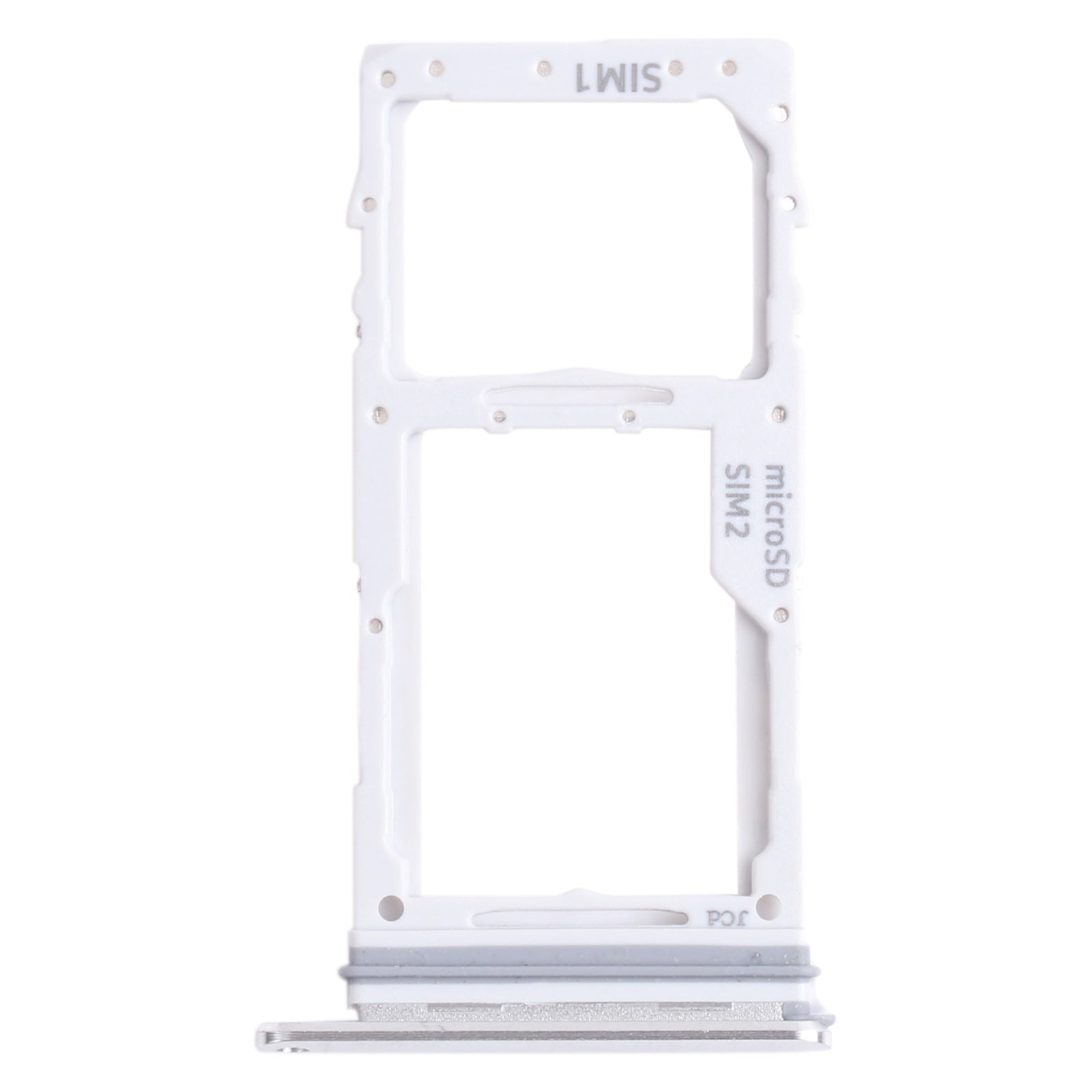 For Samsung Galaxy S10 Lite SM-G770 SIM Card Tray + SIM Card Tray / Micro SD Card Tray (Silver)