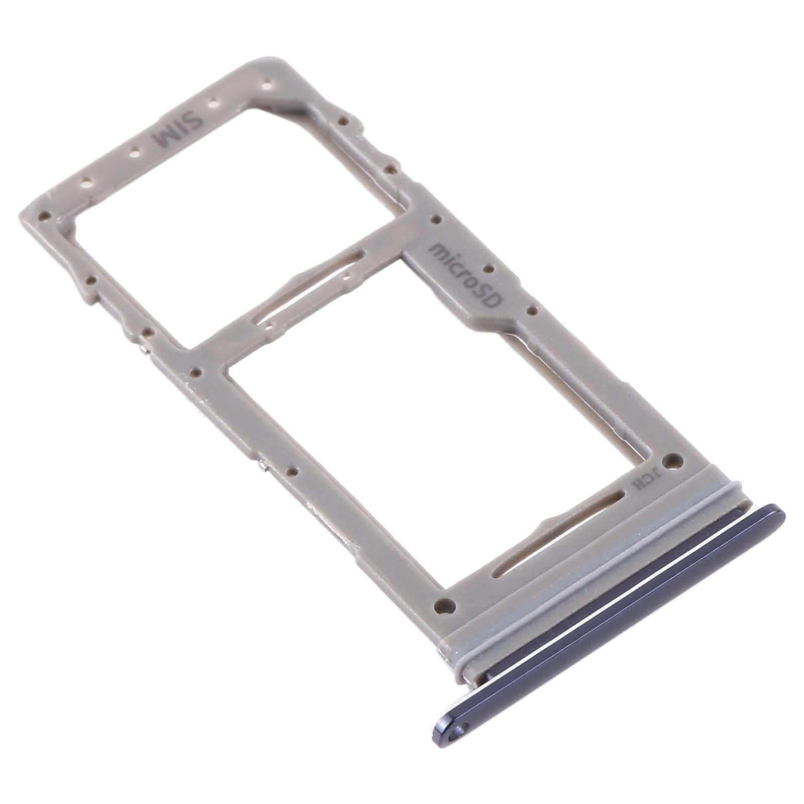 For Samsung Galaxy Note 10 Lite SM-N770 SIM Card Tray + Micro SD Card Tray (Black)
