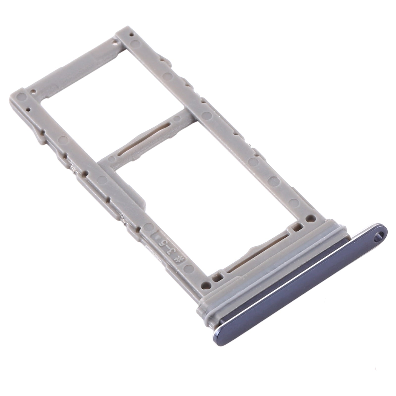 For Samsung Galaxy Note 10 Lite SM-N770 SIM Card Tray + Micro SD Card Tray (Black)