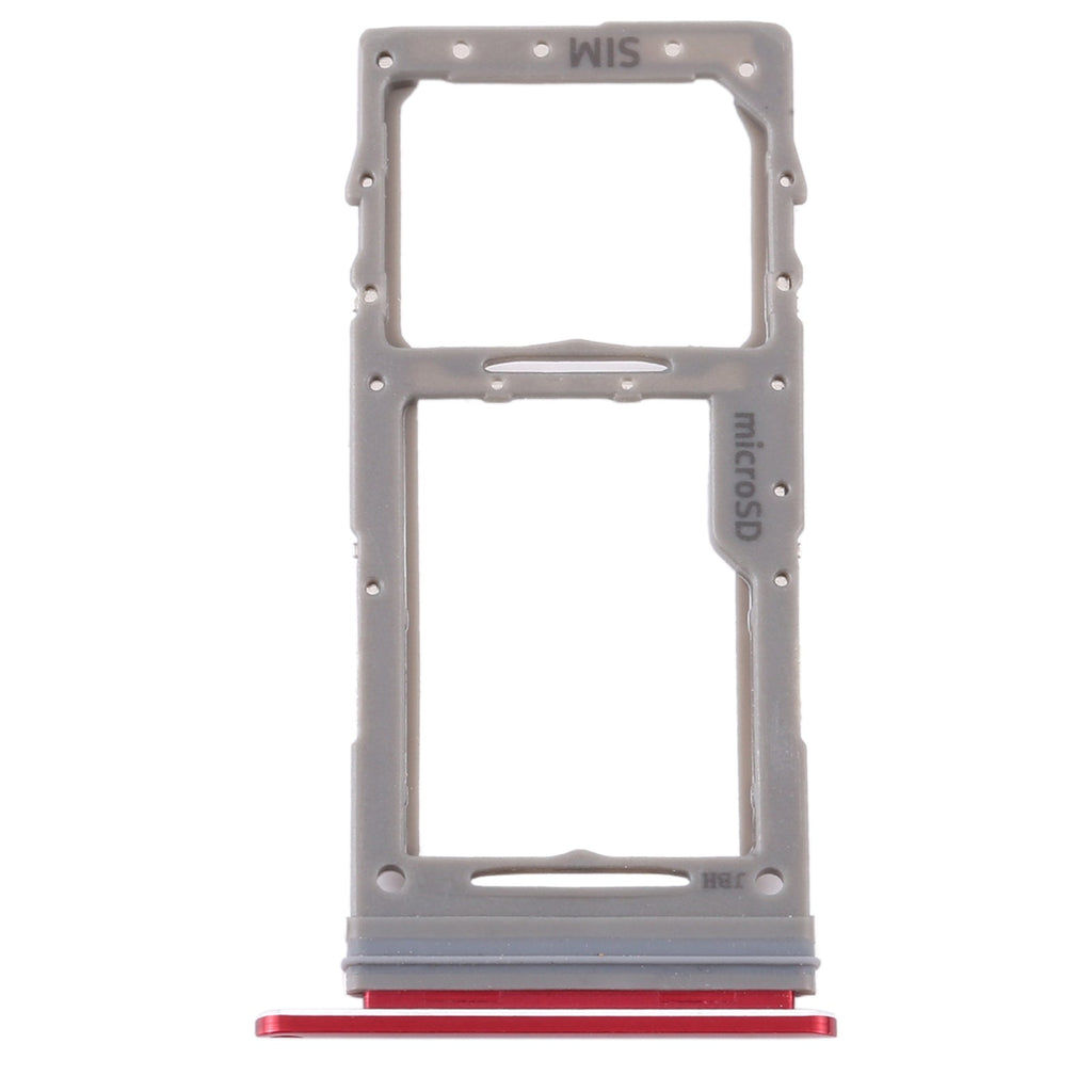 For Samsung Galaxy Note 10 Lite SM-N770 SIM Card Tray + Micro SD Card Tray (Red)