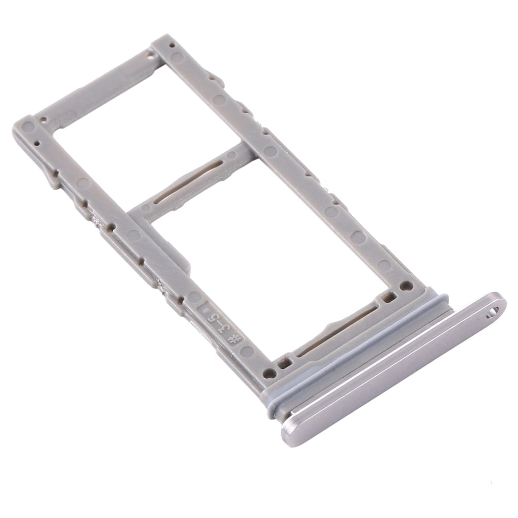 For Samsung Galaxy Note 10 Lite SM-N770 SIM Card Tray + Micro SD Card Tray (Silver)