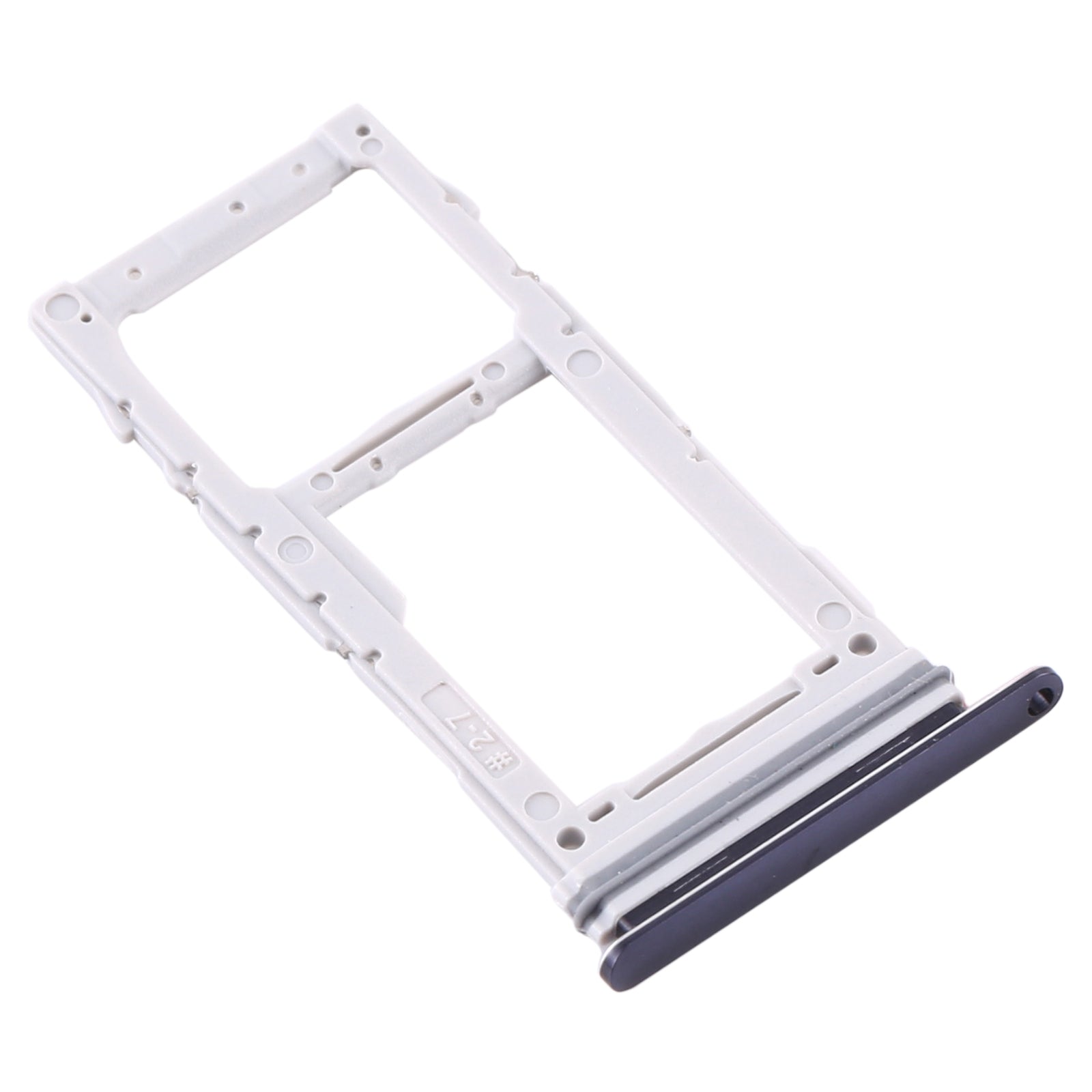 For Samsung Galaxy Note 10 Lite SM-N770 SIM Card Tray + SIM Card Tray / Micro SD Card Tray (Black)