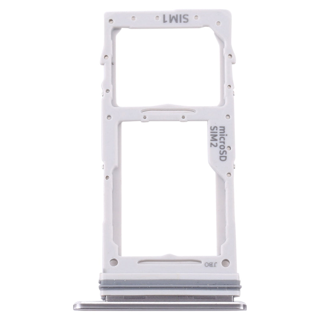 For Samsung Galaxy Note 10 Lite SM-N770 SIM Card Tray + SIM Card Tray / Micro SD Card Tray (Silver)
