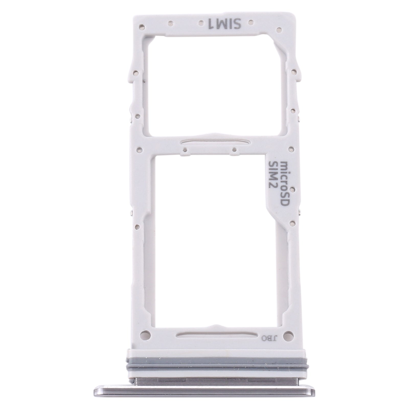 For Samsung Galaxy Note 10 Lite SM-N770 SIM Card Tray + SIM Card Tray / Micro SD Card Tray (Silver)