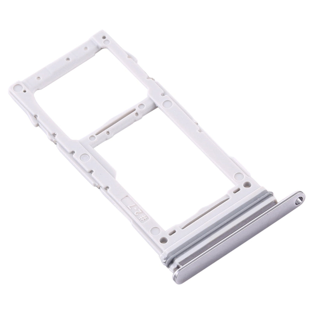 For Samsung Galaxy Note 10 Lite SM-N770 SIM Card Tray + SIM Card Tray / Micro SD Card Tray (Silver)
