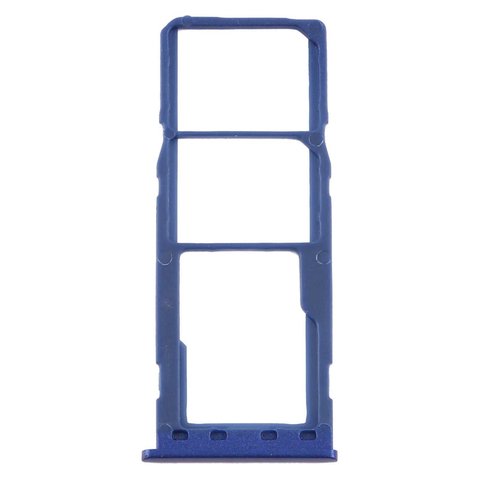 For Samsung Galaxy M10 SM-M105 SIM Card Tray + SIM Card Tray + Micro SD Card Tray (Blue)
