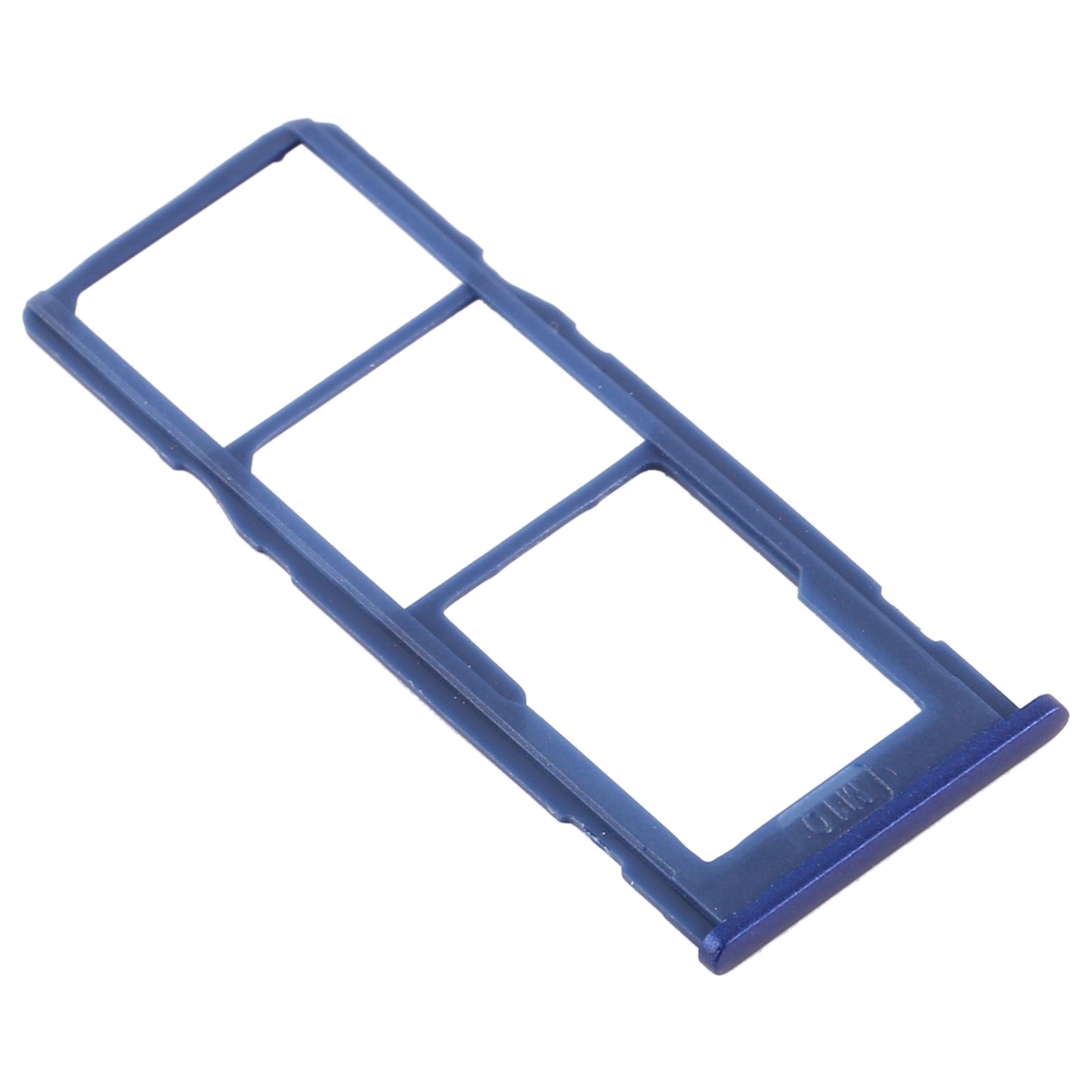 For Samsung Galaxy M10 SM-M105 SIM Card Tray + SIM Card Tray + Micro SD Card Tray (Blue)