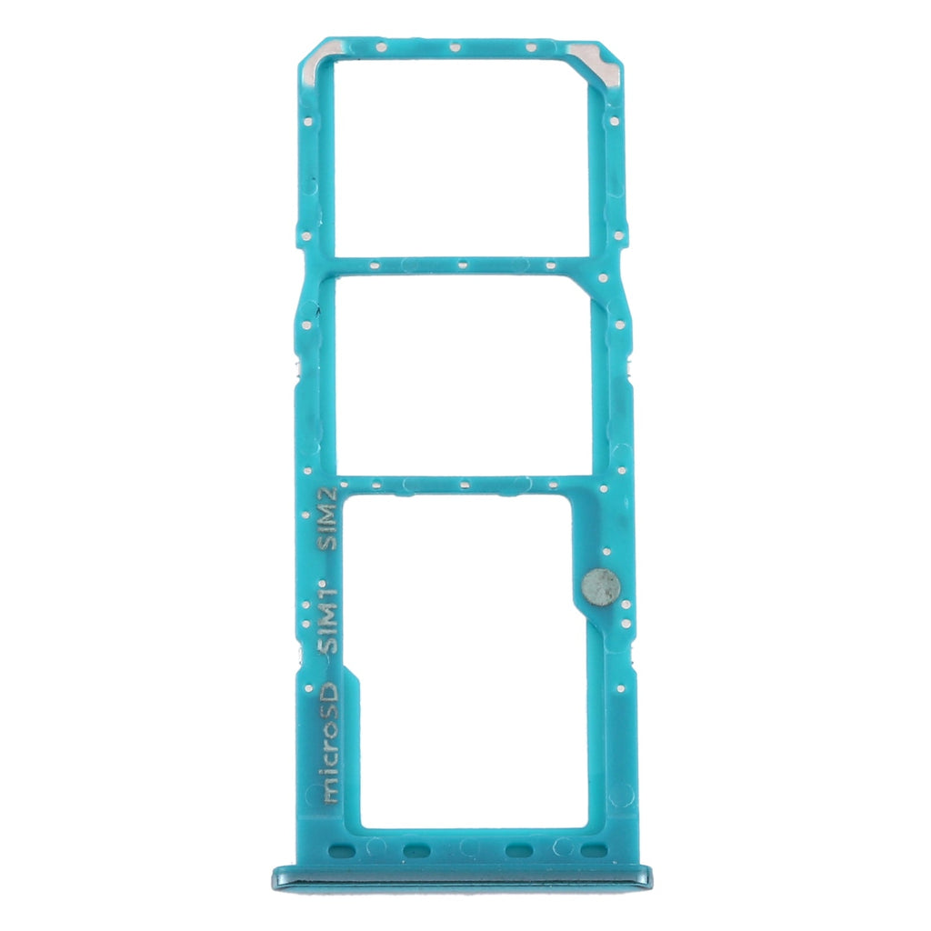 For Samsung Galaxy A50s SM-A507 SIM Card Tray + SIM Card Tray + Micro SD Card Tray (Green)