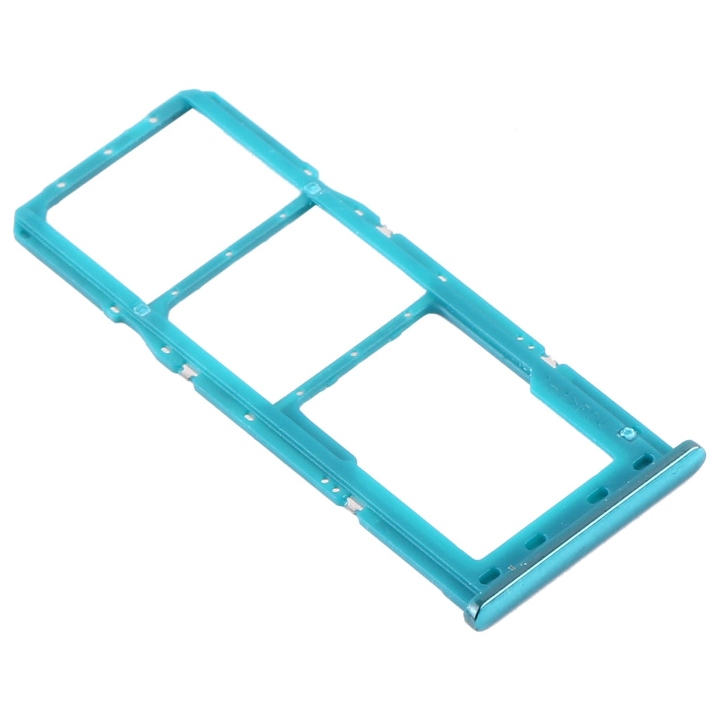 For Samsung Galaxy A50s SM-A507 SIM Card Tray + SIM Card Tray + Micro SD Card Tray (Green)