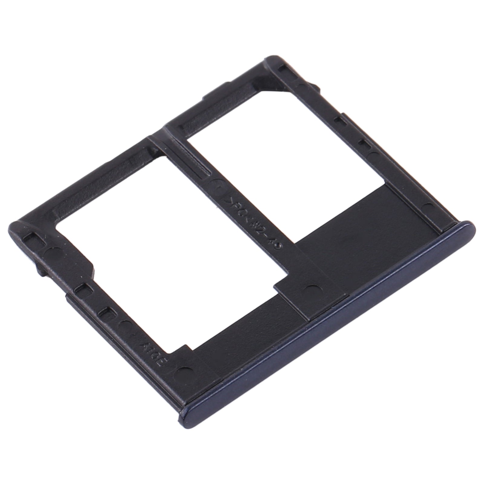 For Samsung Galaxy A10e SIM Card Tray + Micro SD Card Tray (Black)
