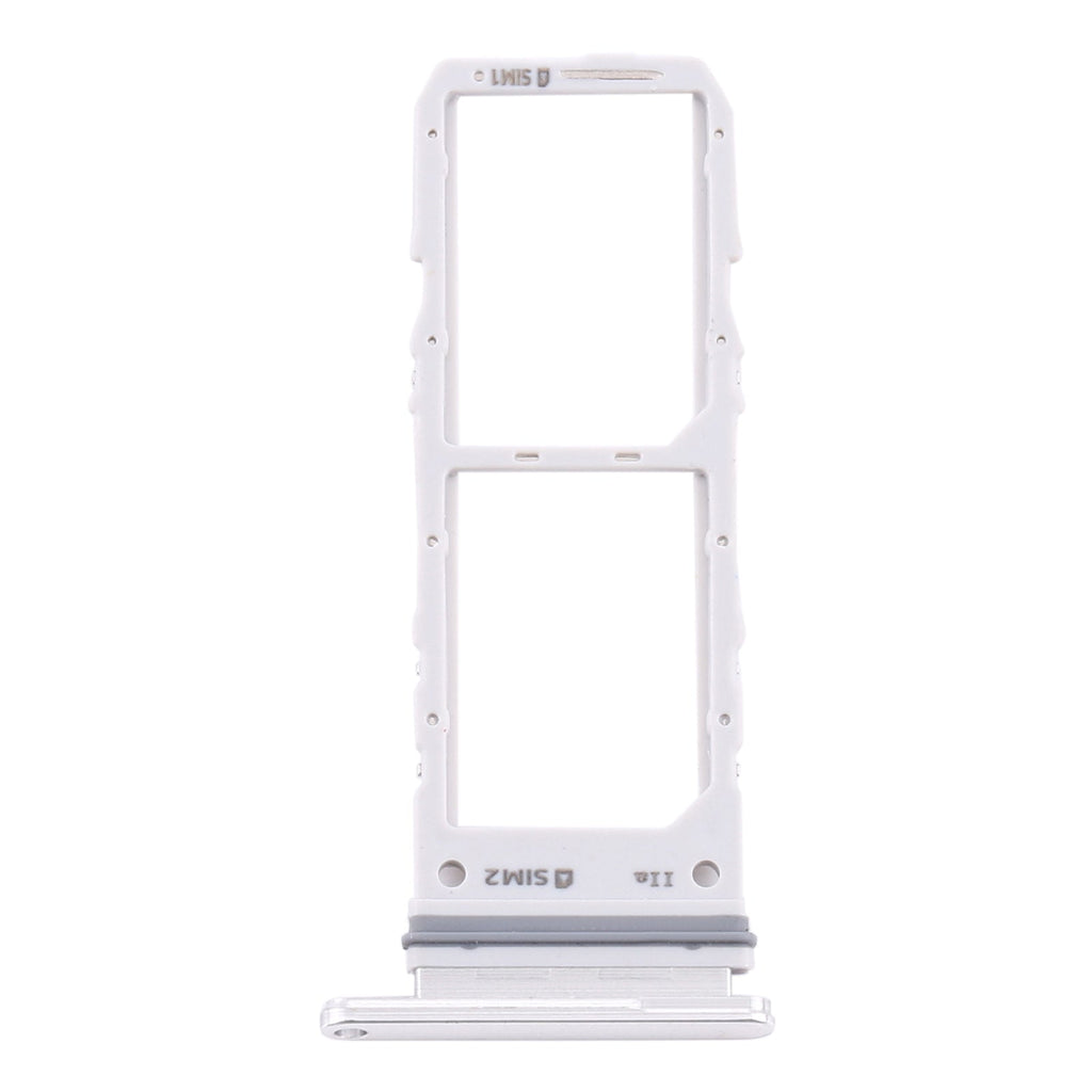 For Samsung Galaxy A90 5G SM-A908 SIM Card Tray + SIM Card Tray (Silver)