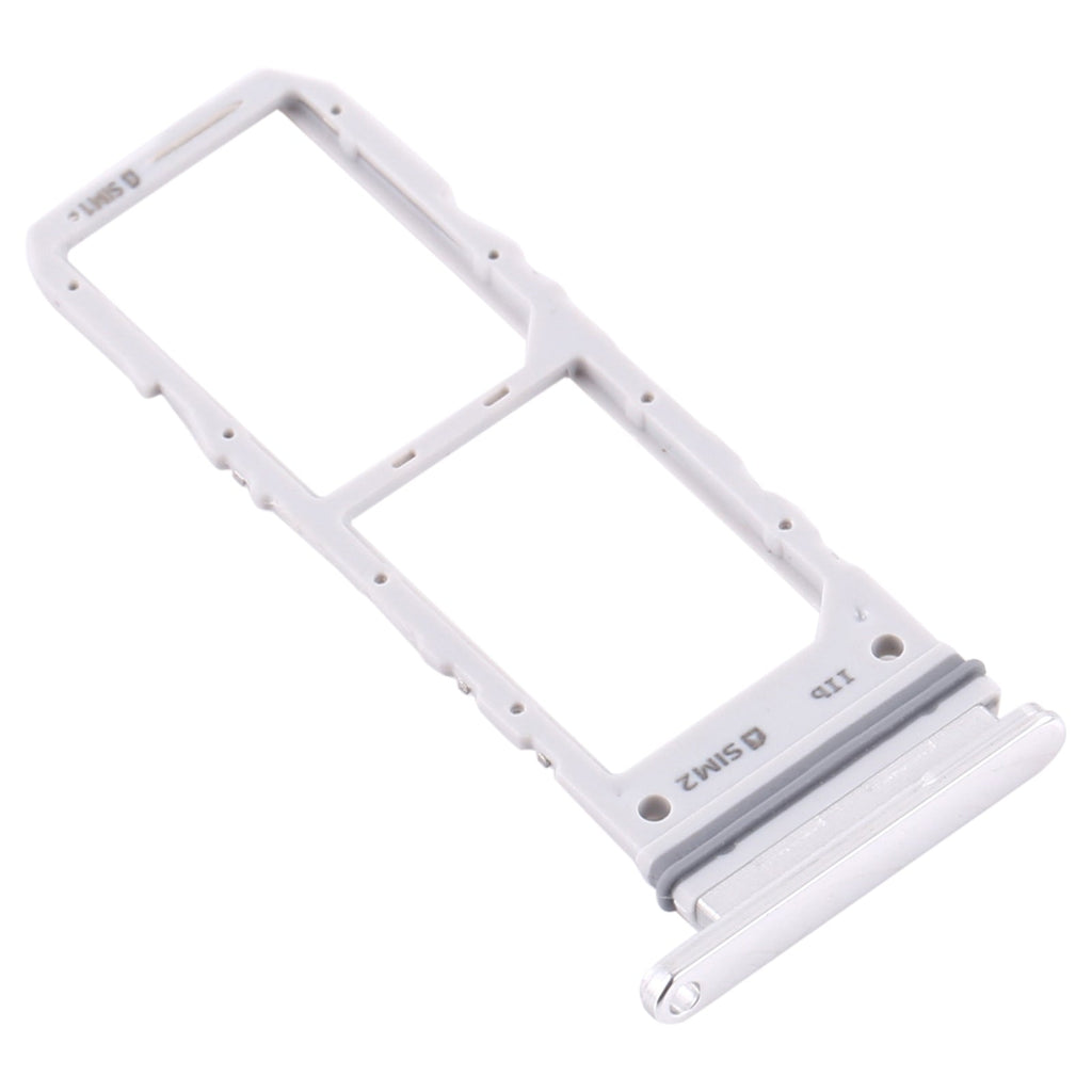 For Samsung Galaxy A90 5G SM-A908 SIM Card Tray + SIM Card Tray (Silver)