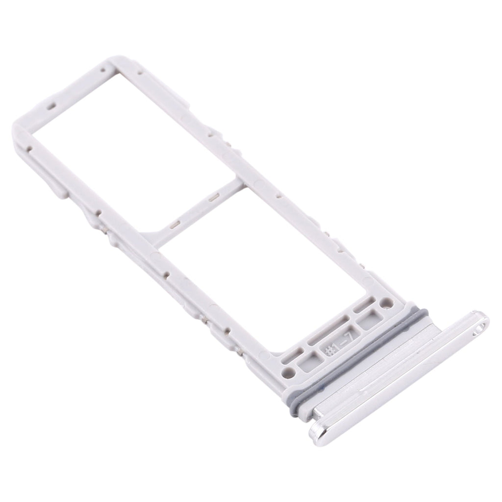 For Samsung Galaxy A90 5G SM-A908 SIM Card Tray + SIM Card Tray (Silver)