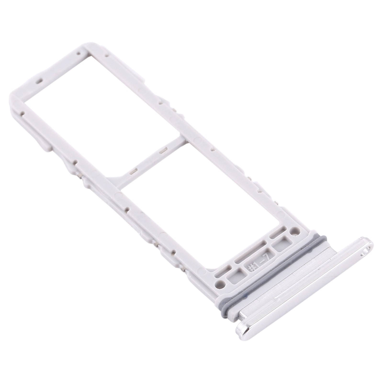 For Samsung Galaxy A90 5G SM-A908 SIM Card Tray + SIM Card Tray (Silver)